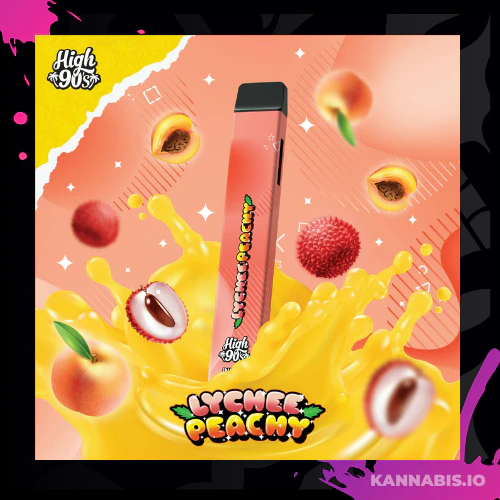 HIGH 90s - H90 - Lychee Peachy 1g All-In-One Vape Main Image
