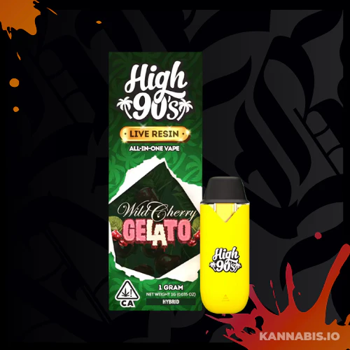 HIGH 90s - H90 - Wild Cherry Gelato Live Diamonds 1g Main Image
