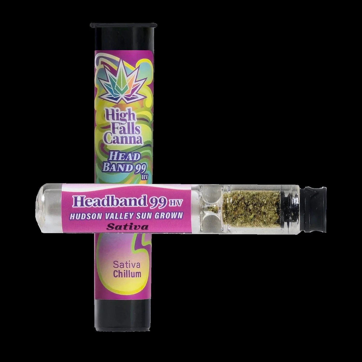 High Falls Canna NY - High Falls - Headband 99 - PrePacked Chillum - 0.33g Main Image