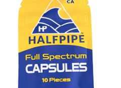 HALFPIPE SATIVA FULL SPECTRUM CAPSULES 1000MG THC -10PK (2 FOR $70)/ (4 FOR $120)-SIMPLY PRE-ORDER 3-5HRS IN ADVANCE