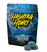 BLUE RAZZ LIVE RESIN GUMMIES - HASHTAG HONEY - 100mg