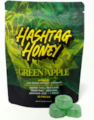 GREEN APPLE LIVE RESIN GUMMIES - HASHTAG HONEY - 100mg