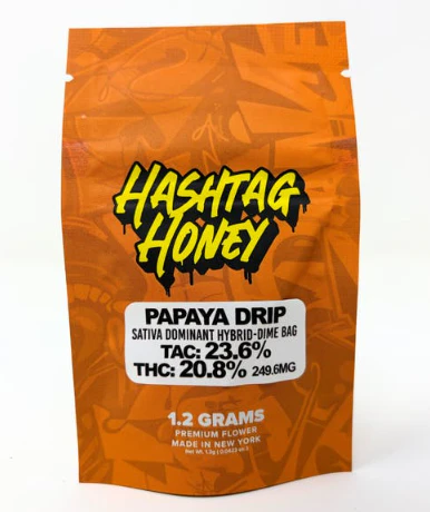 Hashtag Honey - PAPAYA DRIP FLOWER - HASHTAG HONEY - 1.2g Main Image