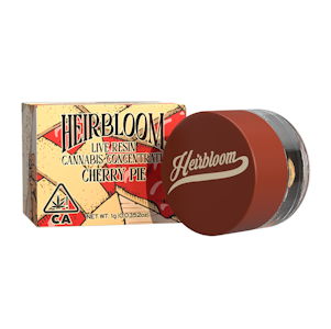 Heirbloom (Powered By CBX) - Heirbloom - Cherry Pie Live Resin Terp Sugar (H) 1g