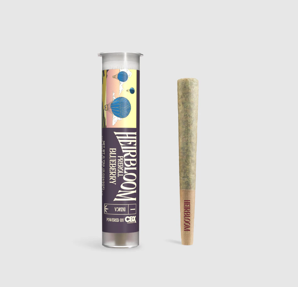Heirbloom (Powered By CBX) - Heirbloom - Blueberry Preroll (I) 0.75g Main Image