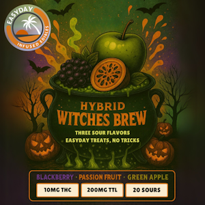 EasyDay - THC 10mg - 200mg Total - Sour Apple, Blackberry, Passionfruit