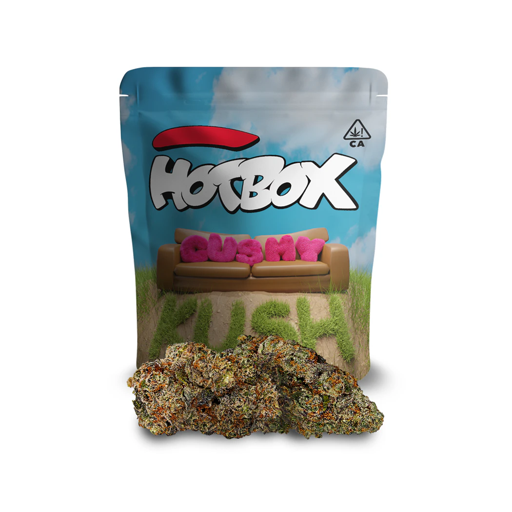 Hot Box - Cushy Kush (H) 27.38% THC | Hot Box | 3.5g Flower Main Image