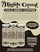 Highly Casual - Cold Brew Coffee 10mg THC 80mg Caffeine