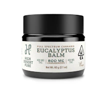 High Desert Pure | Eucalyptus Balm | 1:1 THC:CBD | 800mg
