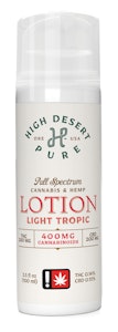 HIGH DESERT PURE - High Desert Pure Light Tropic Lotion1:1 400mg