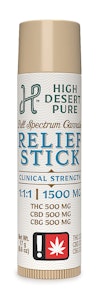 HIGH DESERT PURE - HDP Relief Stick - Clinical Strength Topical