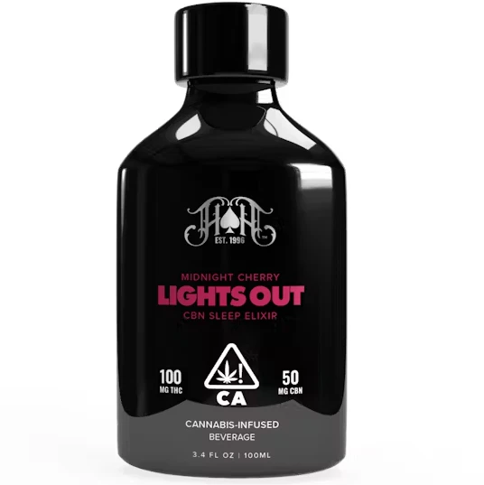 Heavy Hitters - HEAVY HITTERS - Drink - Lights Out - Midnight Cherry CBN Sleep Elixir - 3.4OZ - 100MG Main Image