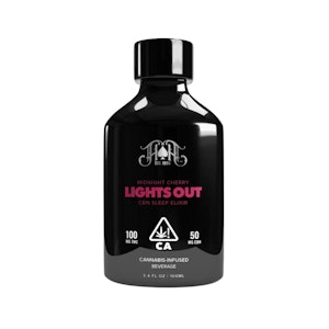 HEAVY HITTERS - CBN LIGHTS OUT ELIXIR MIDNIGHT CHERRY 100MG - HEAVY HITTERS