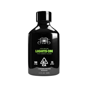 HEAVY HITTERS - THCV LIGHTS ON ELIXIR KIWI MELON 100MG - HEAVY HITTERS