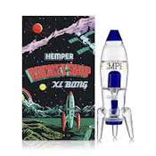 HEMPER | ROCKET SHIP BONG XL - BLUE | ACCESSORIES