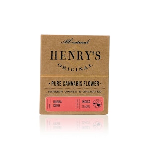 HENRY'S - HENRY'S ORIGINAL - Flower - Bubba Kush - 3.5G