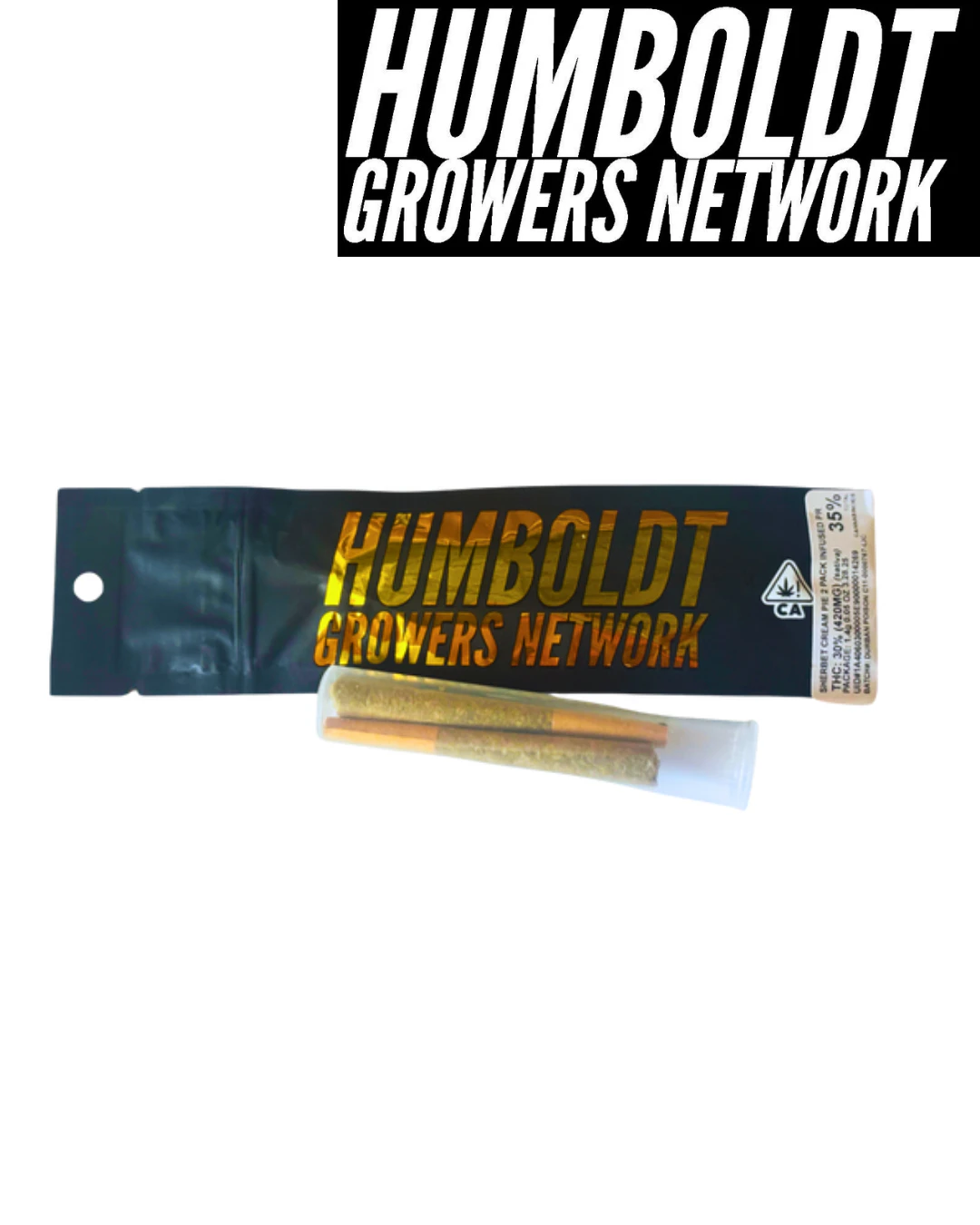 Humboldt Growers Network - OG Infused Pre-Rolls (2pk) Main Image