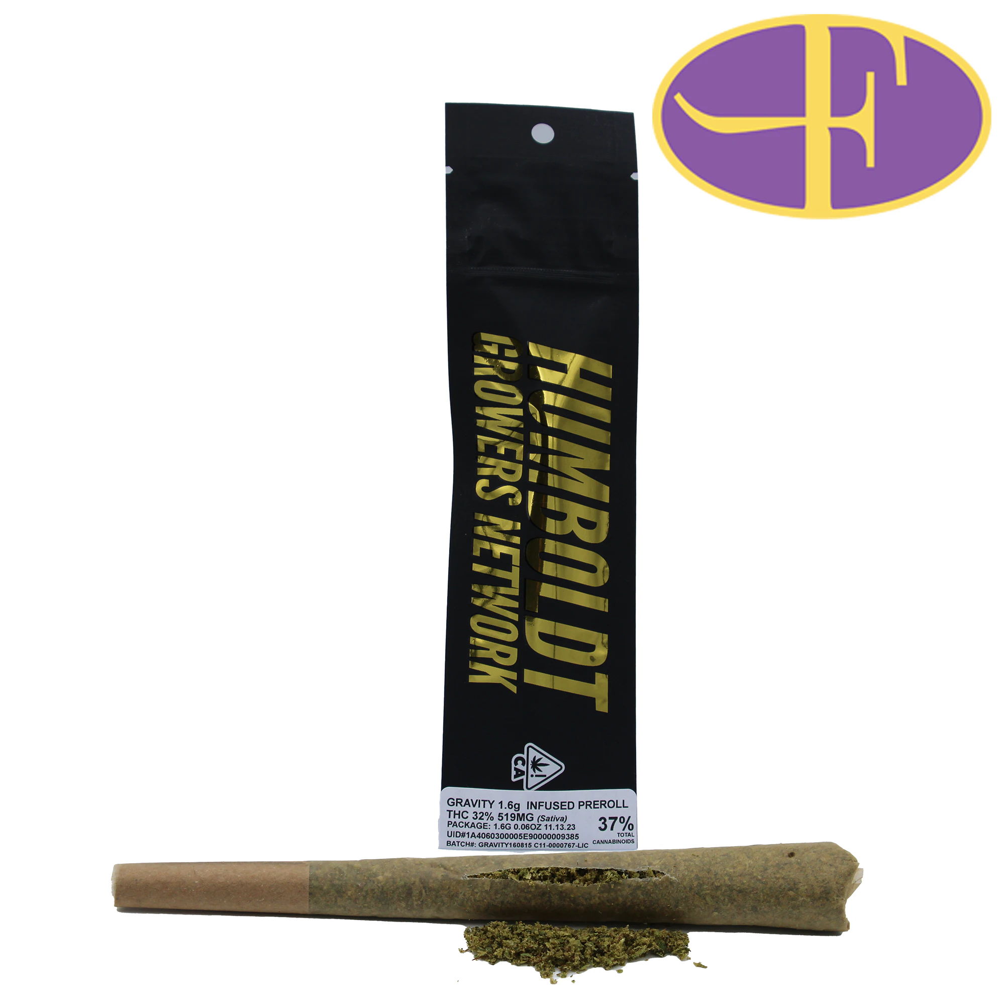 Humboldt Growers Network - Gravity Kief Infused Pre-Roll Main Image