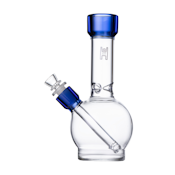 9" Ball - Clear with Blue