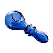 Double Ring Spoon Pipe - Light Blue