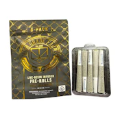 High Grade - 5 Pack Pre Rolls (Double Solo Burger-Hybrid)