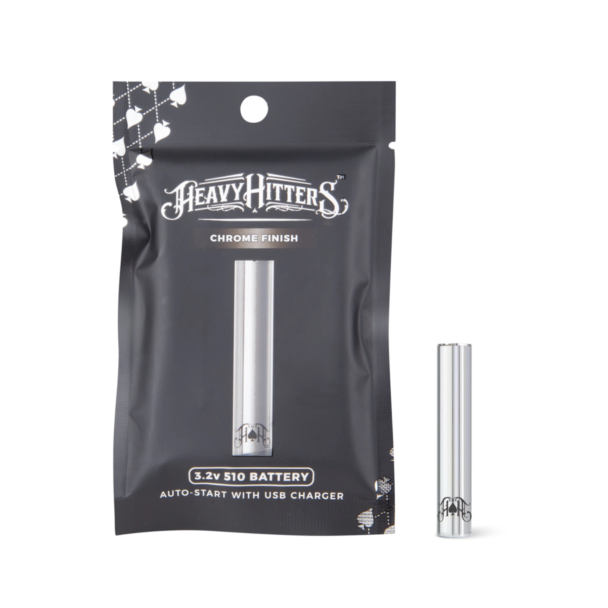 Heavy Hitters - Heavy Hitters- 510 Battery Chrome Finish Main Image