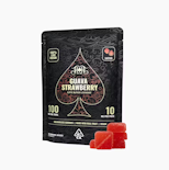 Heavy Hitters - 100mg Live Rosin Gummies - Guava Strawberry