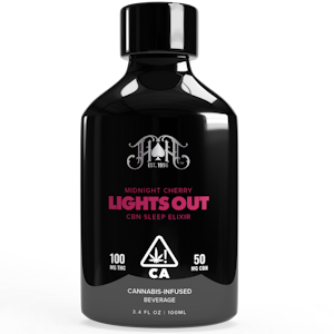 HEAVY HITTERS - Heavy Hitters - 100mg Elixir - Midnight Cherry Lights Out CBN