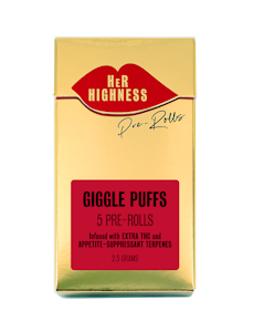 HER HIGHNESS - Giggle Puffs .5g Infused Preroll 5 Pack | Her Highness