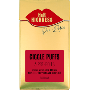 HER HIGHNESS - Her Highness - Giggle Puffs - Distillate Infused - 5pk 