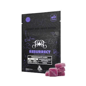 HEAVY HITTERS - RESURRECT RECOVERY: POMEGRANATE KUSH 1:1 CBG - HEAVY HITTERS