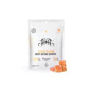 HEAVY HITTERS - Heavy Hitters - 100mg Fast Acting Gummies - Sour Peach