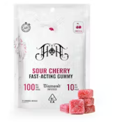 HEAVY HITTERS Sour Cherry | Indica - Fast-Acting Gummies - 100mg THC [I] 10mg  10pcs