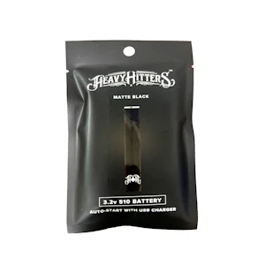 HEAVY HITTERS - Heavy Hitters Matte Black 3.2v Auto Start Battery & Charger