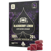 Blackberry Lemon | Indica - Live Rosin Gummies 5-pack 20MG 100mg total