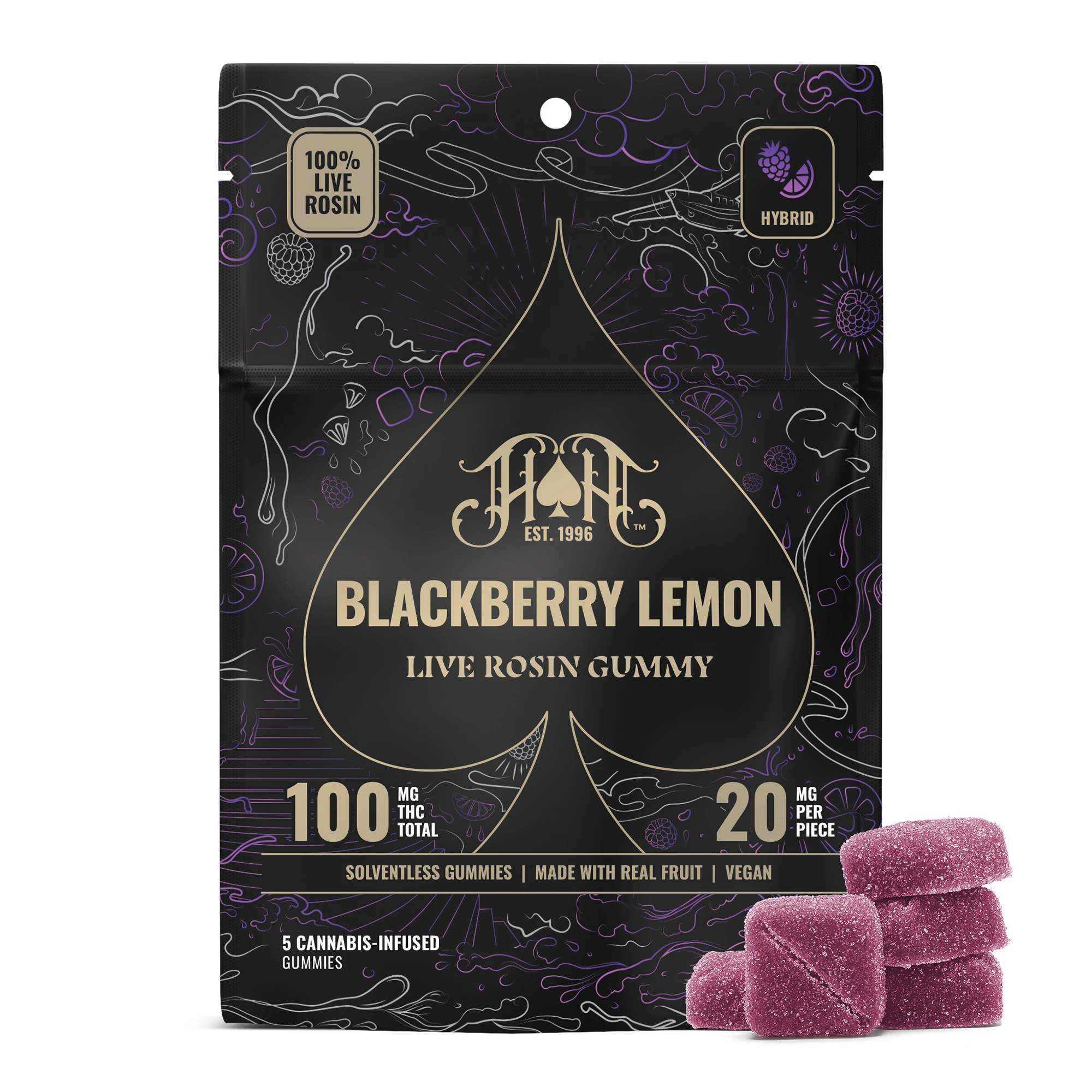 Heavy Hitters - Heavy Hitters Blackberry Lemon Gummies | E19 Main Image