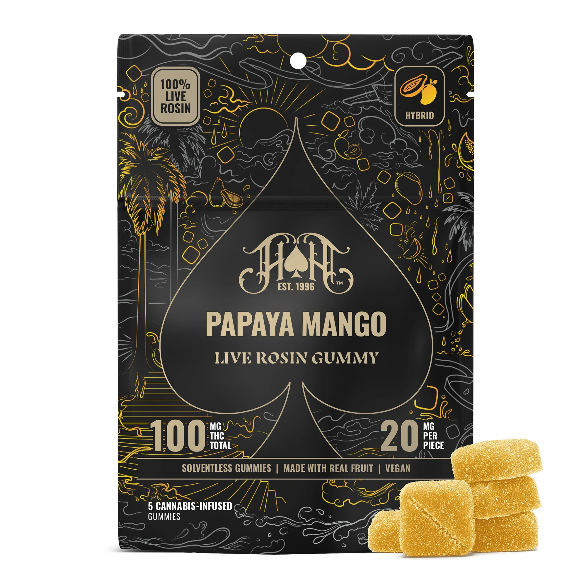 Heavy Hitters - Heavy Hitters Papaya Mango Gummies | E21 Main Image