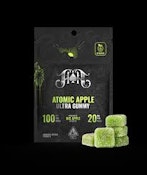 Heavy Hitters: 100mg THC Gummy Pack: Atomic Apple