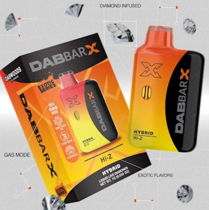 DABWOODS - Dabwoods - HI-Z - 1g All-In-One DabBar X Liquid Live Diamonds Vape