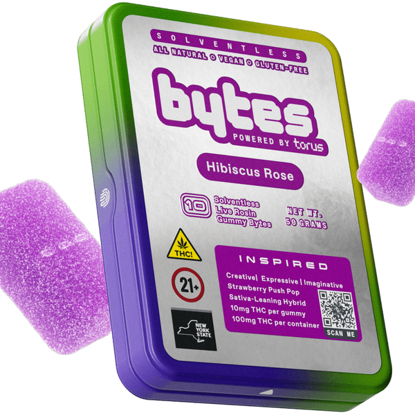 Hibiscus Rose (Live Rosin) - 100mg Edibles