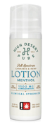 HIGH DESERT PURE: Menthol 1:1 (THC:CBD) Clinical Strength Lotion 100ml