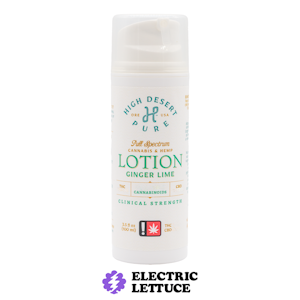 High Desert Pure - High Desert Pure Clinical Strength Ginger Lime Lotion 100ml