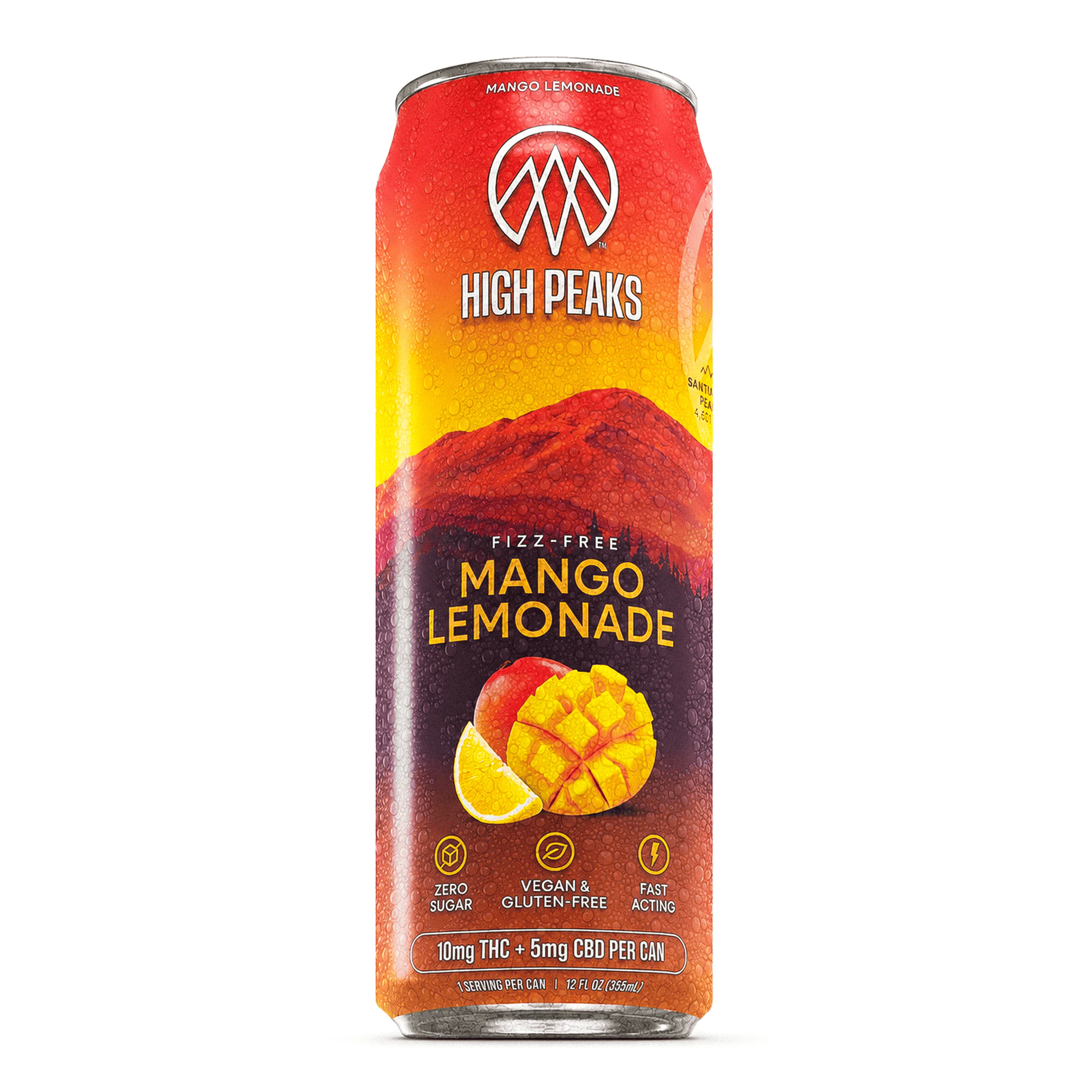 High Peaks - Mango Lemonade 10mg Beverage Main Image