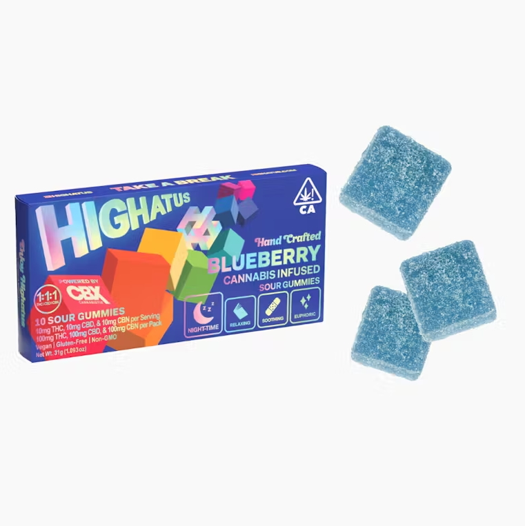 Edible - Blueberry - 1:1:1 THC:CBD:CBN - 100MG