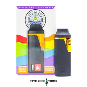 HIGHER CULTURE - Higher Cultures Z-Mintz Distillate + Live Resin AIO 1g