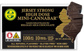 Edibles | Inclusion Gourmet | High Dose | Mini-Cannabar | Belgian Milk Chocolate | 100mg