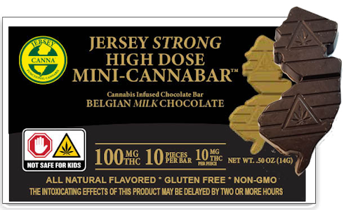 Jersey Canna - [REC] Inclusion Gourmet | Cannabars | High Dose | 1ct/100mg