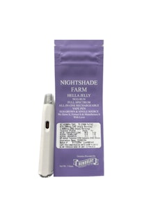 Nightshade Farm - Nightshade Farm - Hella Jelly - Disposable 1g - Vape