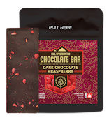 Raspberry Dark Chocolate Bar | 10pc 100mg (THC)