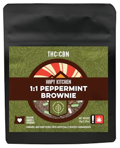 Hapy Kitchen - Peppermint Brownie | 200mg 1:1 (THC:CBN)